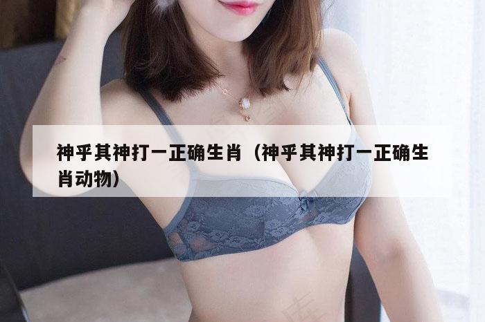 神乎其神打一正确生肖（神乎其神打一正确生肖动物）